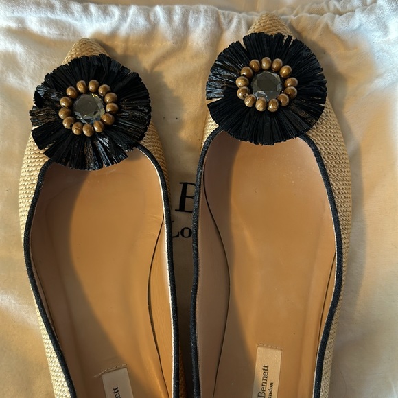 LK Bennett raffia flats - Picture 4 of 6